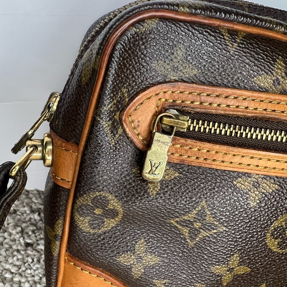 Louis Vuitton Dragonne Monogram Canvas Wristlet Clutch Vintage - Picture 5 of 16